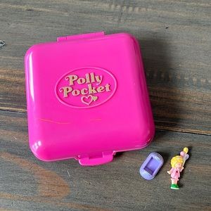1989 Polly Pocket Amusement Park with Doll and Car